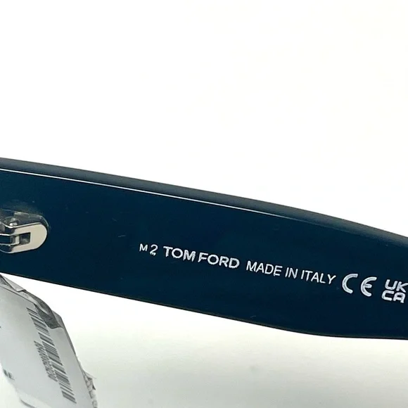 ❗️SOLD❗️TOM FORD Beatrix 52mm Shiny Black Sunglasses ~ Authentic Brand New - Picture 4 of 13
